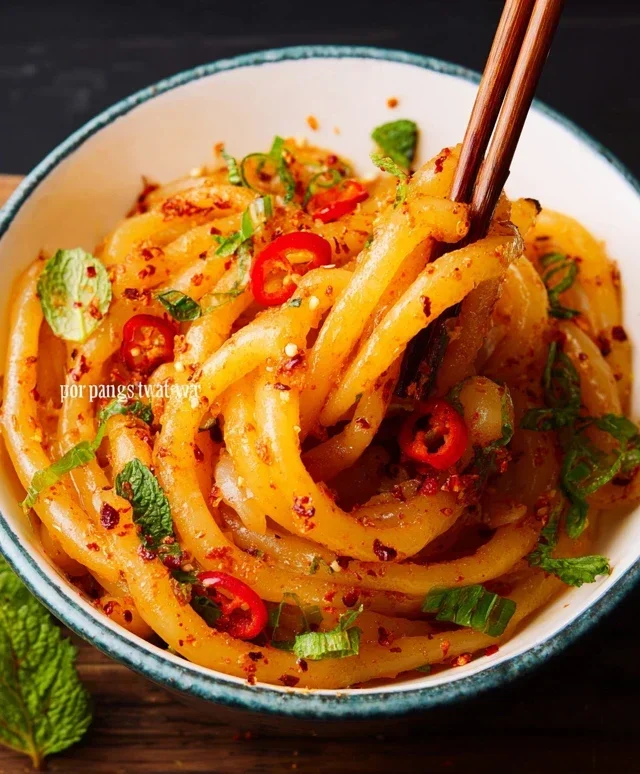 Spicy Potato Noodles