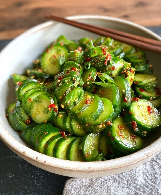 Spicy Asian Cucumber Salad