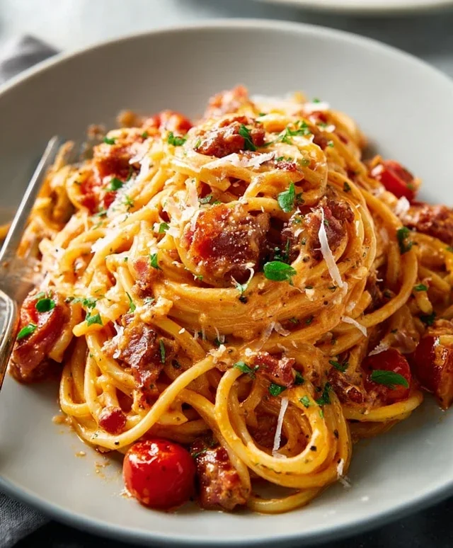 Beef Beef Bacon Pasta