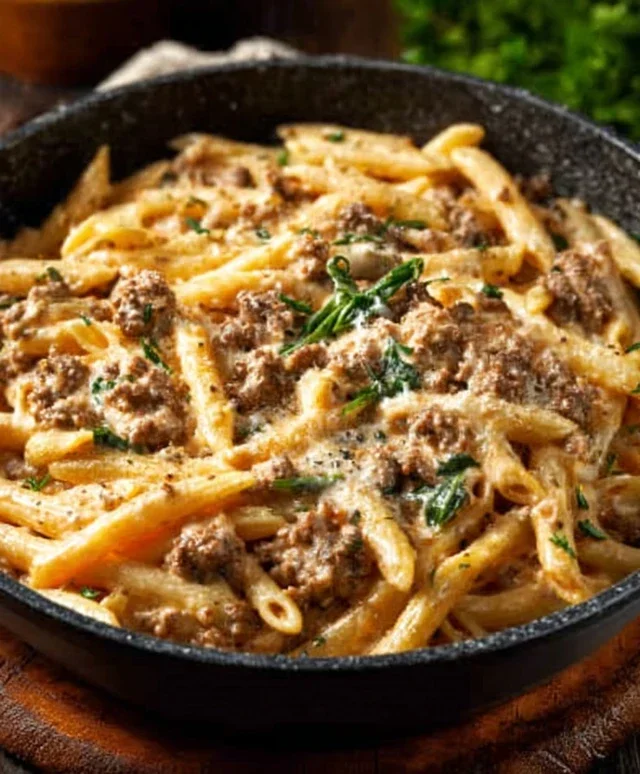 Creamy Beef Pasta