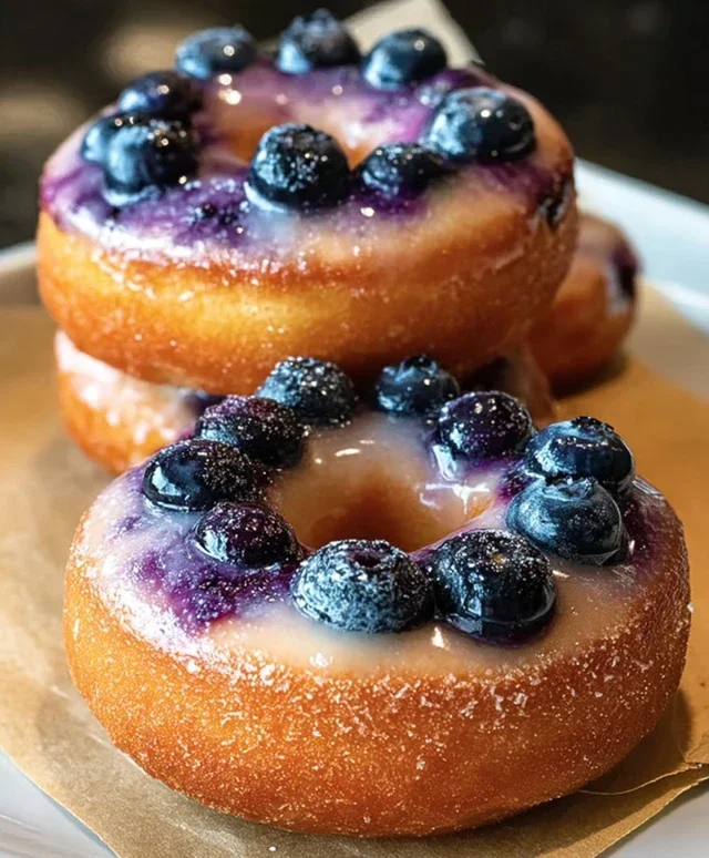Keto Blueberry Donuts