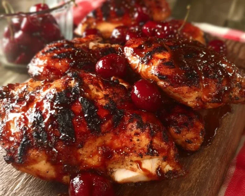 Cherry Dr. Pepper Grilled Chicken