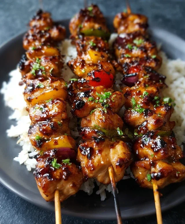 Teriyaki Chicken Skewers