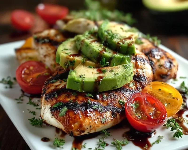 Grilled Chicken Caprese