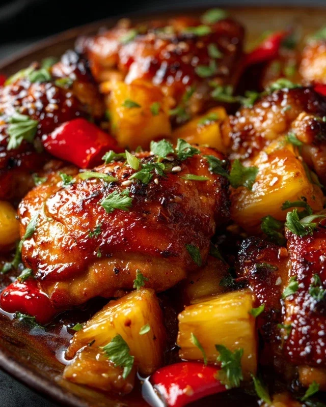 Hawaiian Chicken Sheet Pan