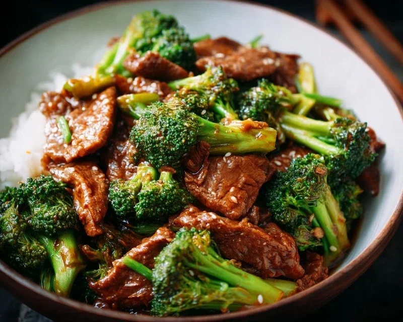 Chinese Beef and Broccoli (牛肉炒西兰花)