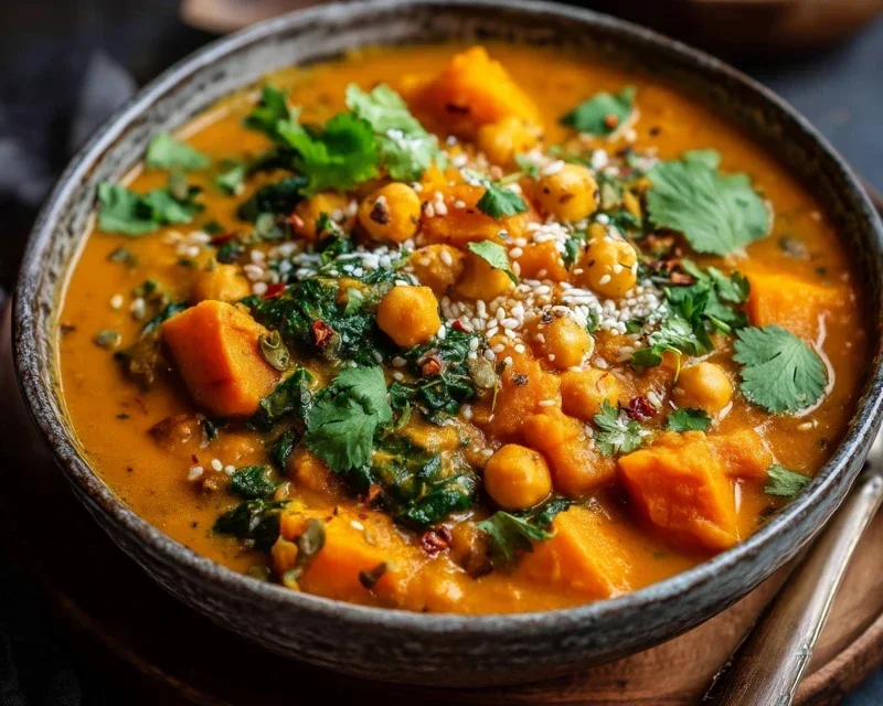 Sweet Potato and Chickpea Curry