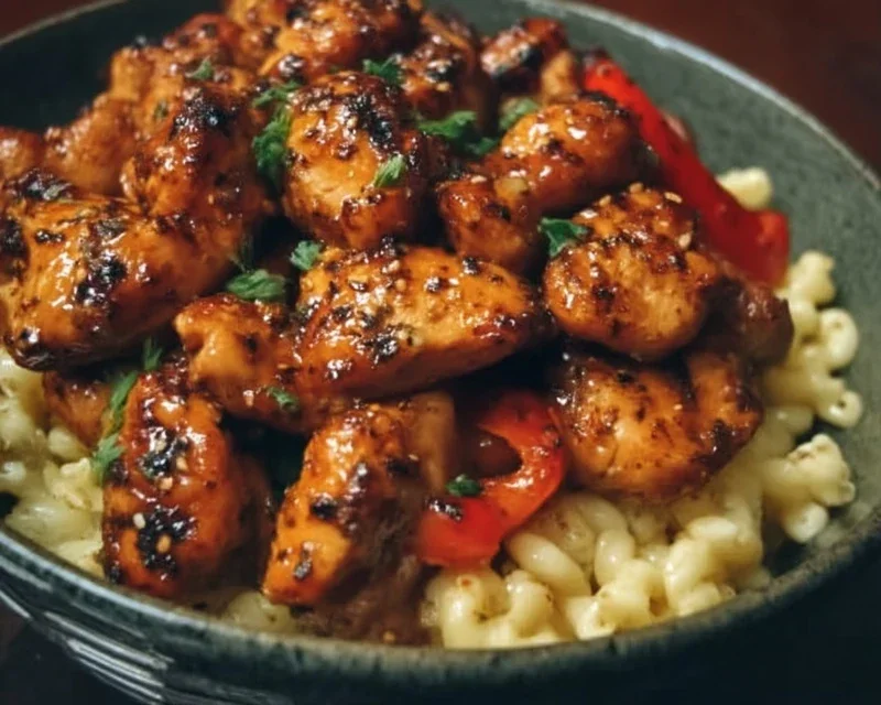 Sweet and Spicy Honey Pepper Chicken