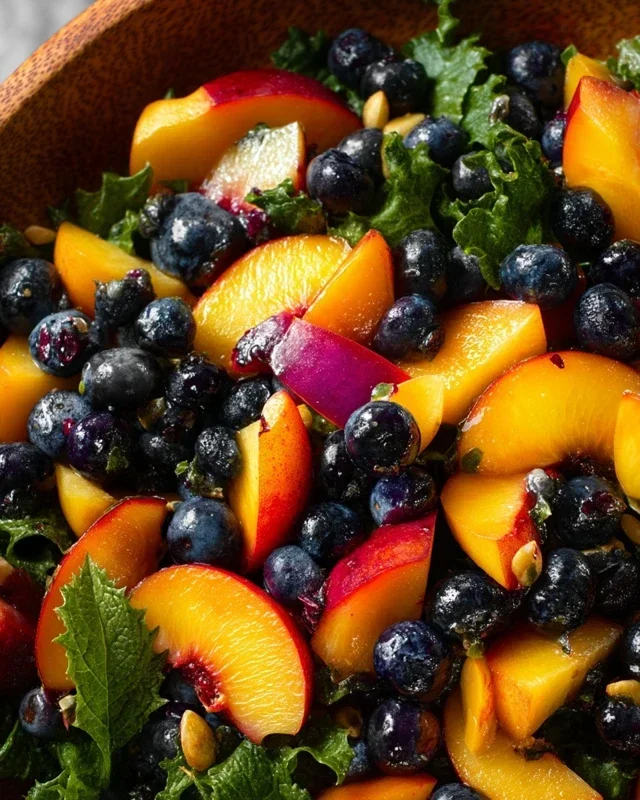 Summer Peach Blueberry Knon-non-non-alcoholic alternativeic non-alcoholic ale Salad