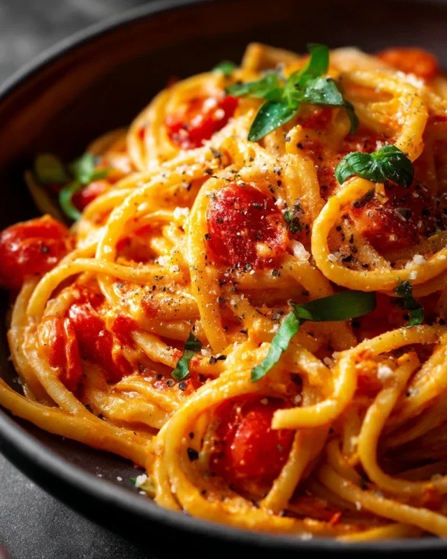 Easy One Pot Creamy Tomato Pasta