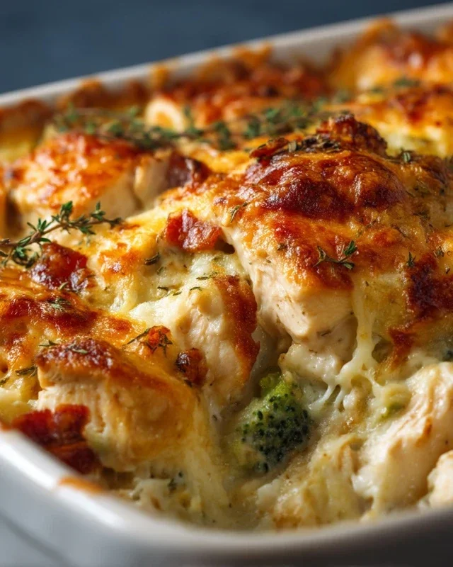 Easy Low Carb Chicken Casserole