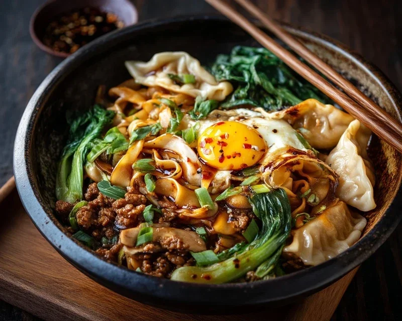 Potsticker Noodle Bowl