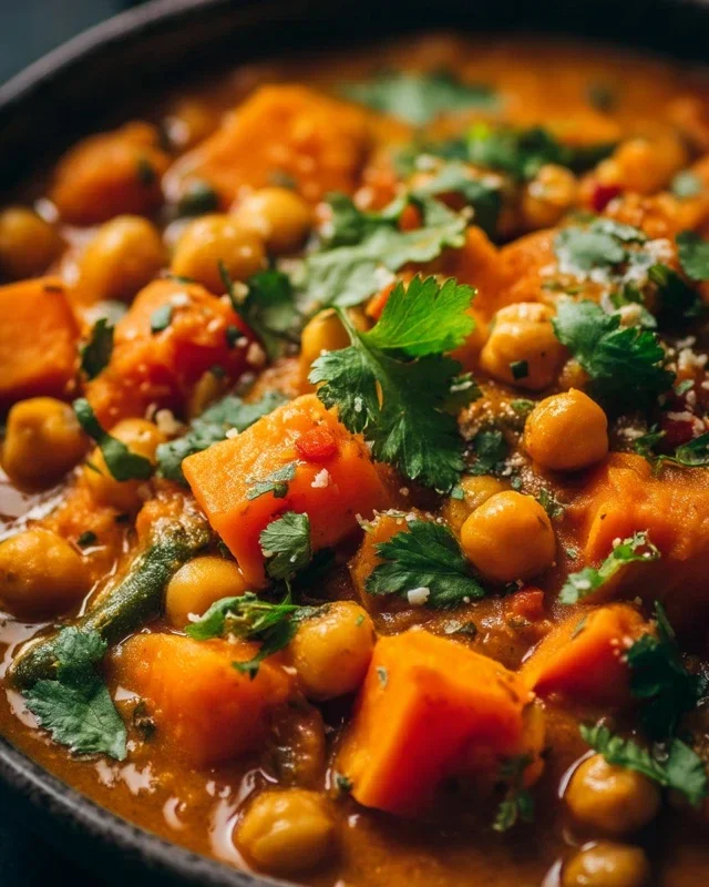 Sweet Potato and Chickpea Curry
