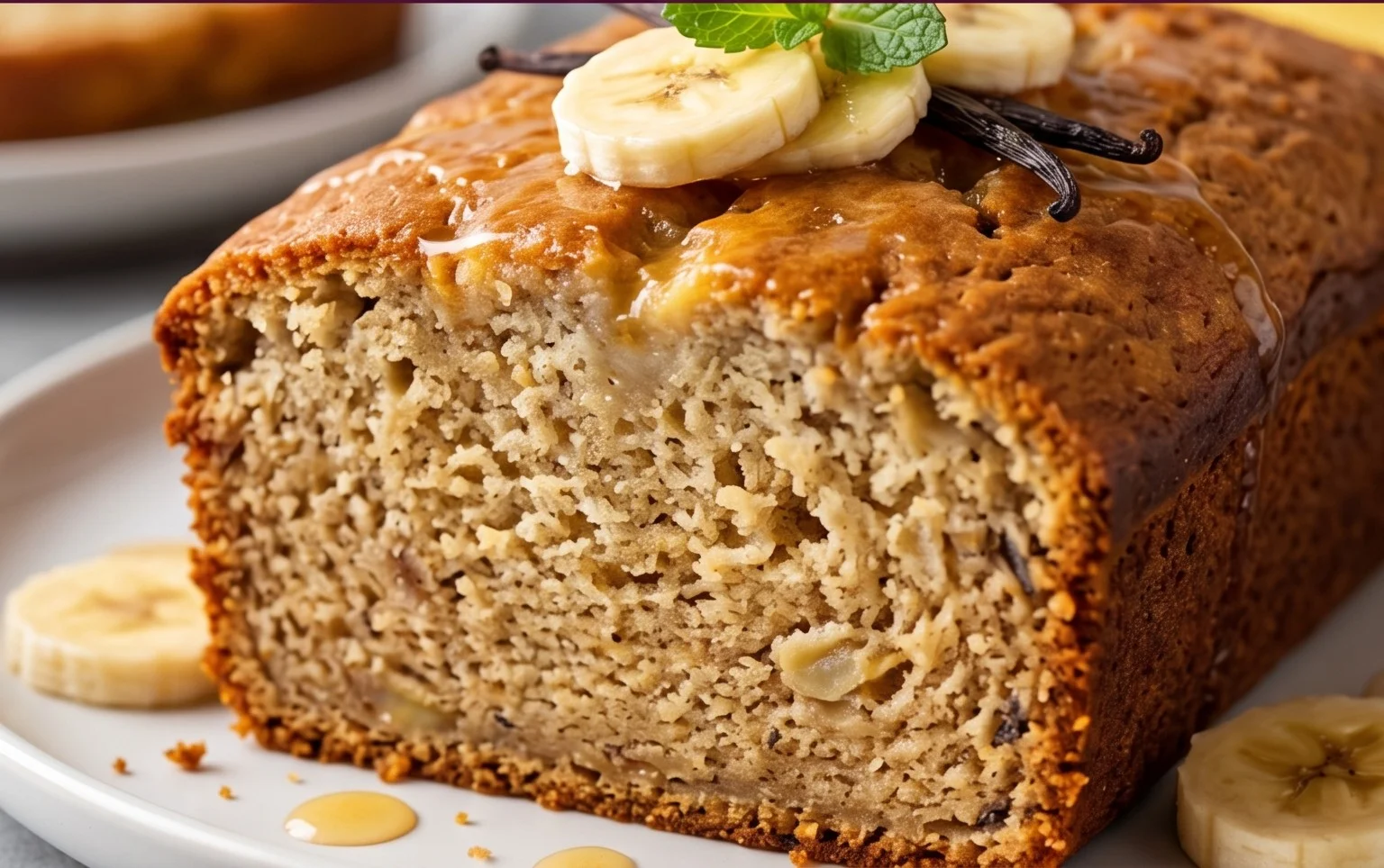 The BEST Honey Vanilla Banana Bread ~ Soft & Fluffy, Easy Recipe