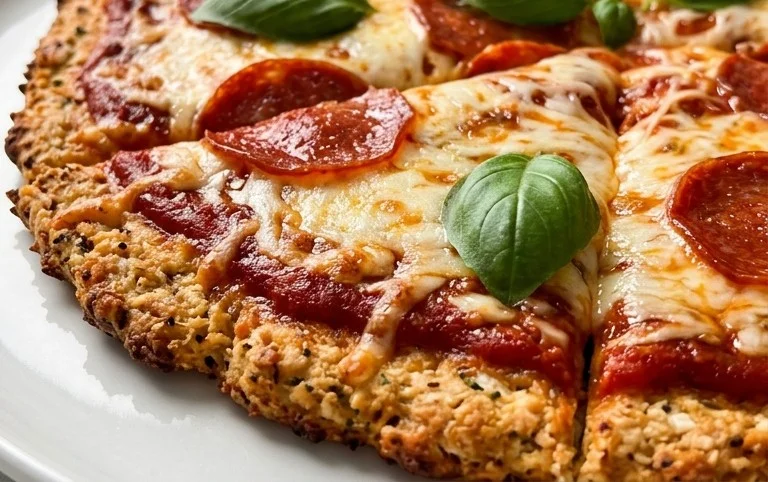 Chicken Crust Pizza (Low Carb + High Protein
