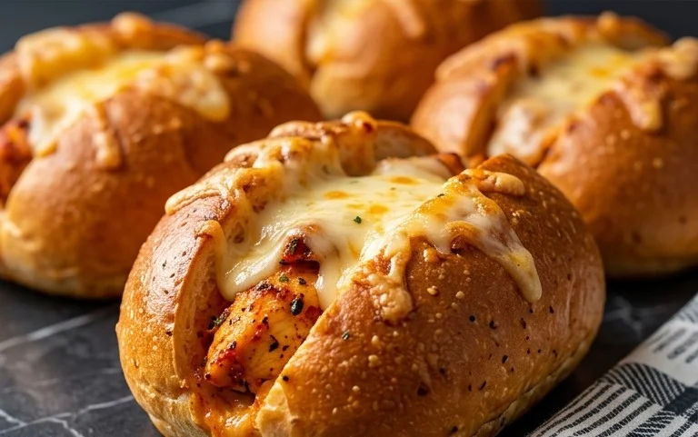 Cheesy Dynamite Chicken Buns
