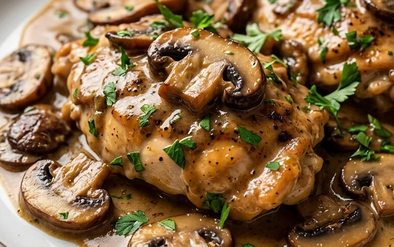 Creamy Mushroom Chicken Recipe