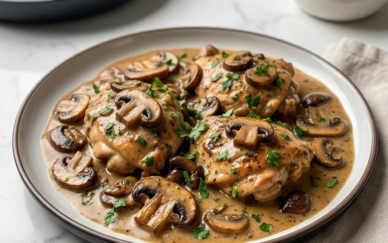 Creamy Mushroom Chicken Recipe