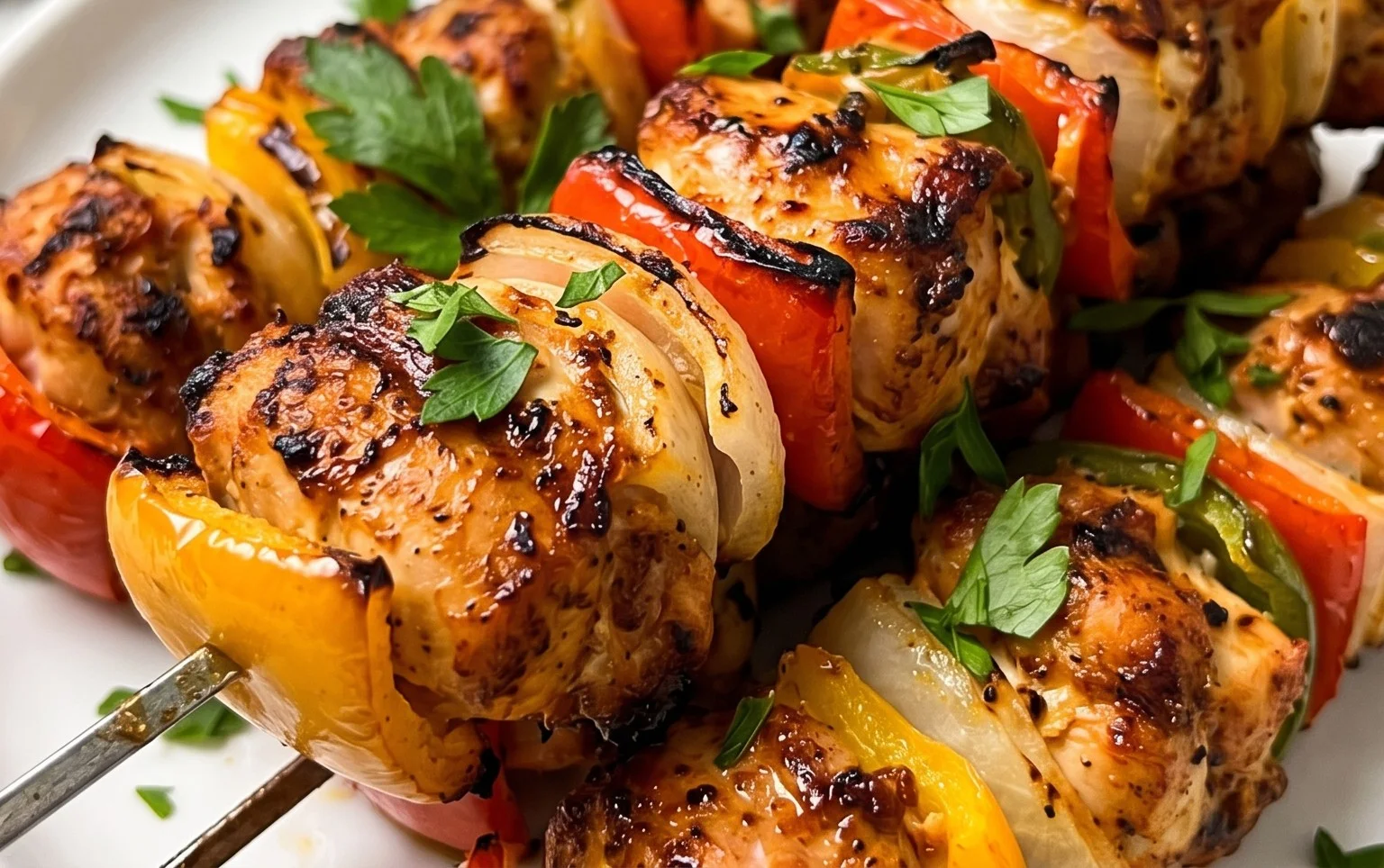 Air Fryer Chicken Skewers (VIDEO)