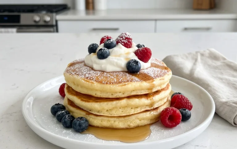 Fluffy Japanese Soufflé Pancakes