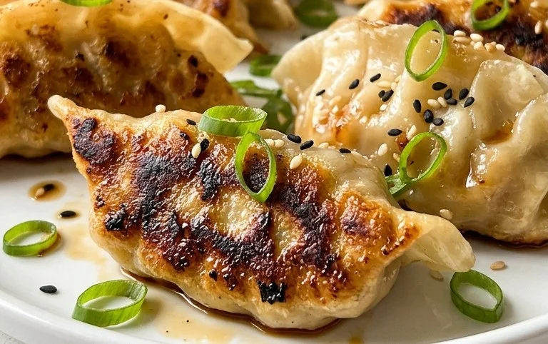 Chicken Potstickers (Pan Fried Dumplings)