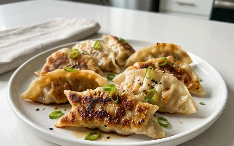 Chicken Potstickers (Pan Fried Dumplings)