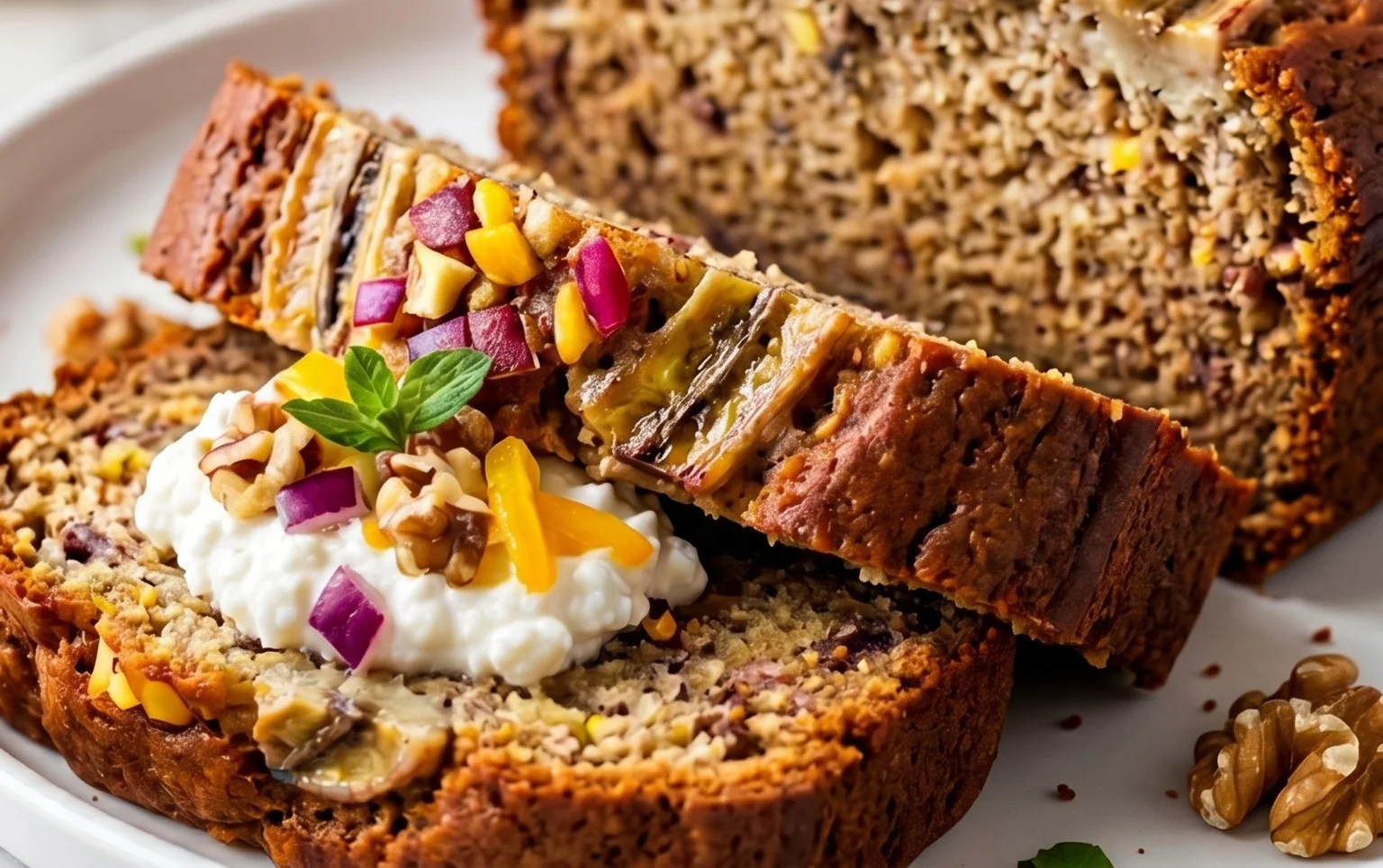 Cottage Cheese Banana Bread