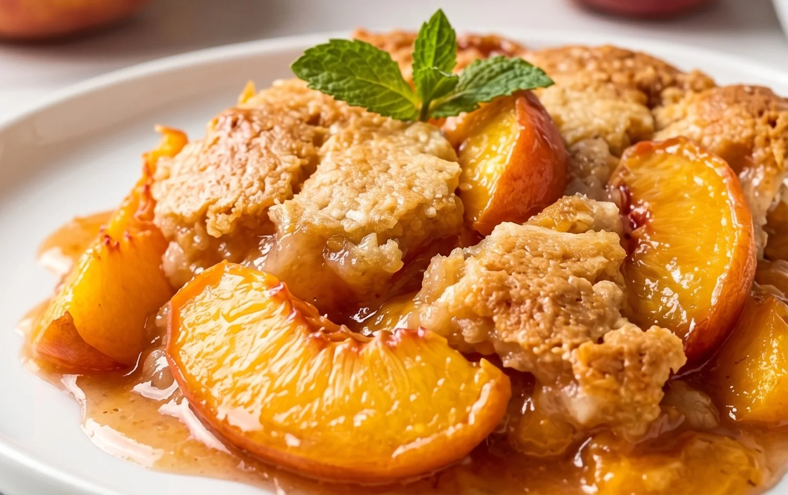 Fresh Peach Cobbler