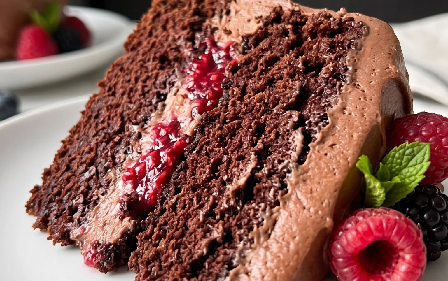 Chocolate Raspberry Cake