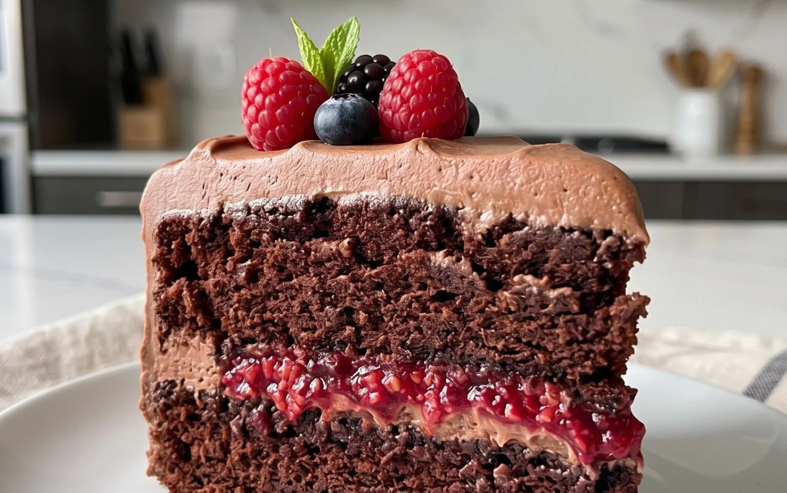 Chocolate Raspberry Cake