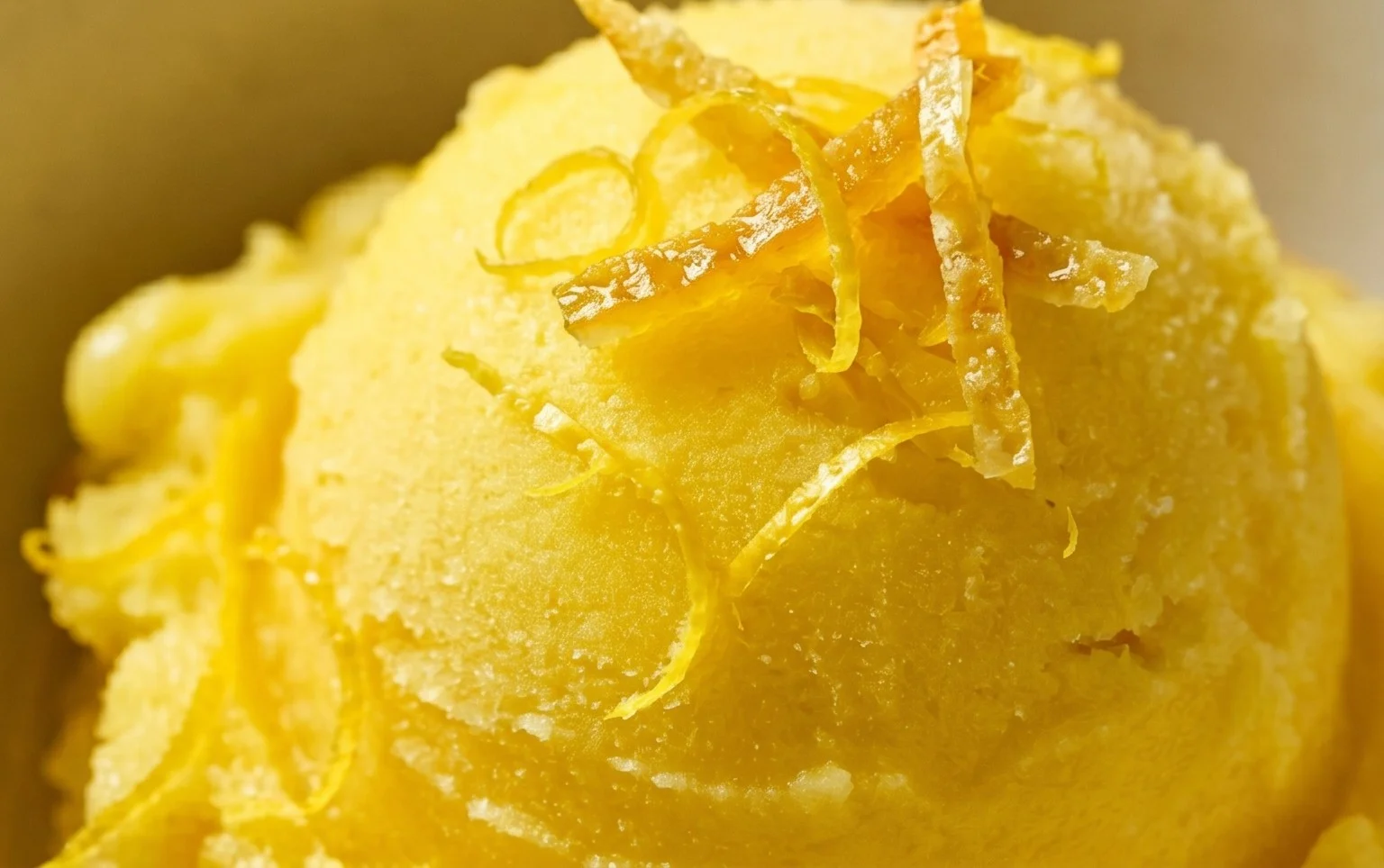 Lemon Sorbet