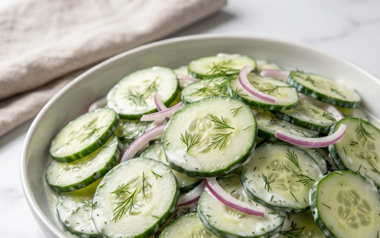 Polish Cucumber Salad