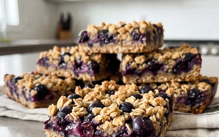 Blueberry Oatmeal Bars