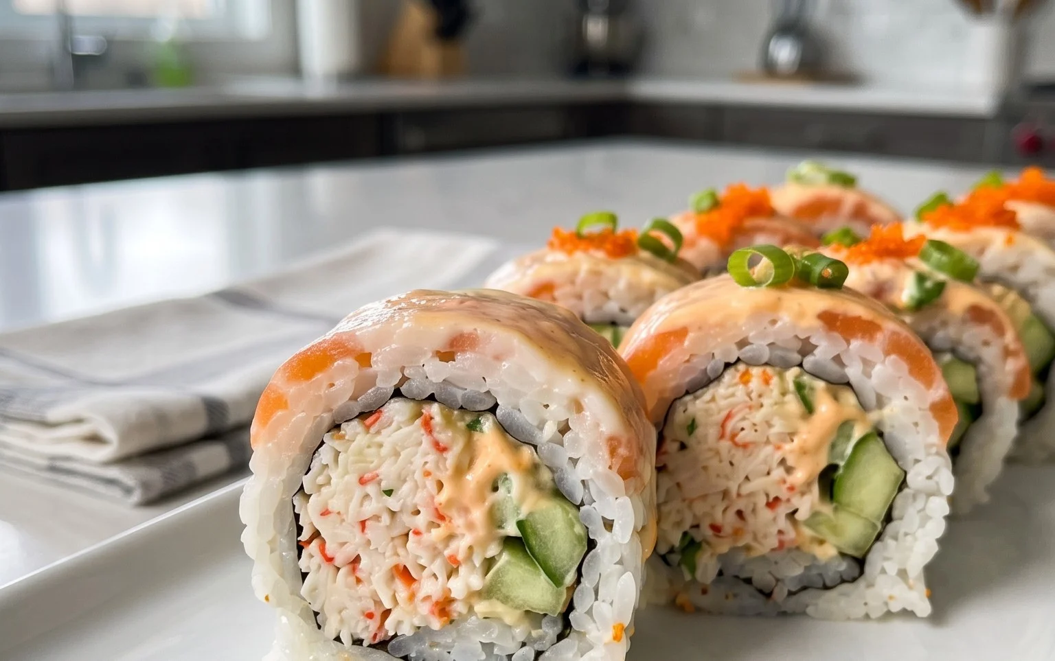 Kani Sushi (Spicy Crab Roll)