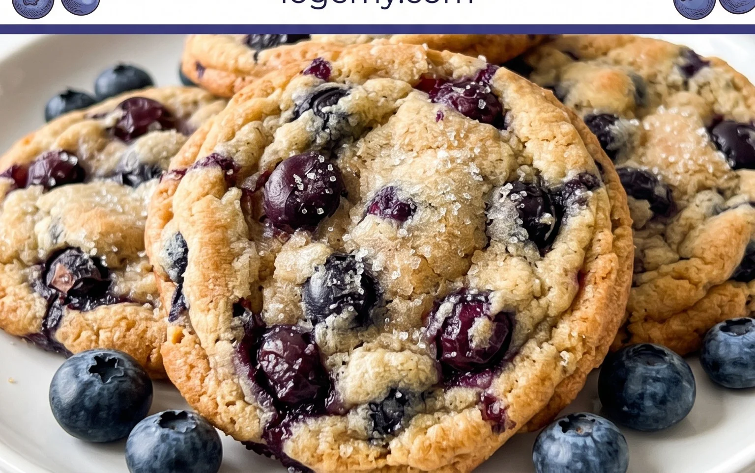 Best Ever Blueberry Cookies