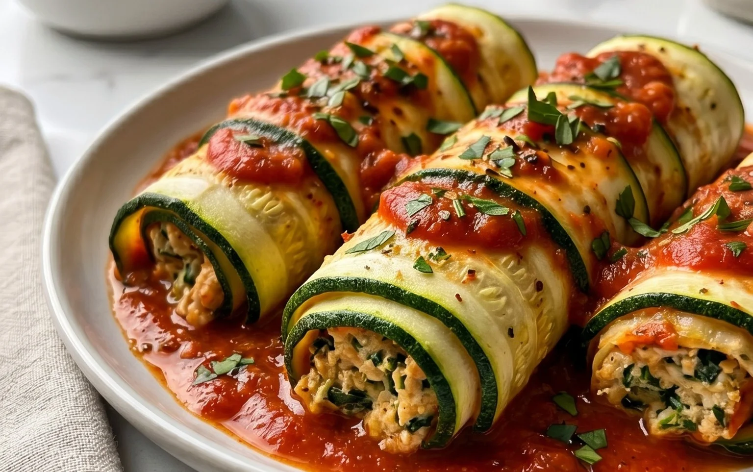 Vegan Zucchini Rollatini