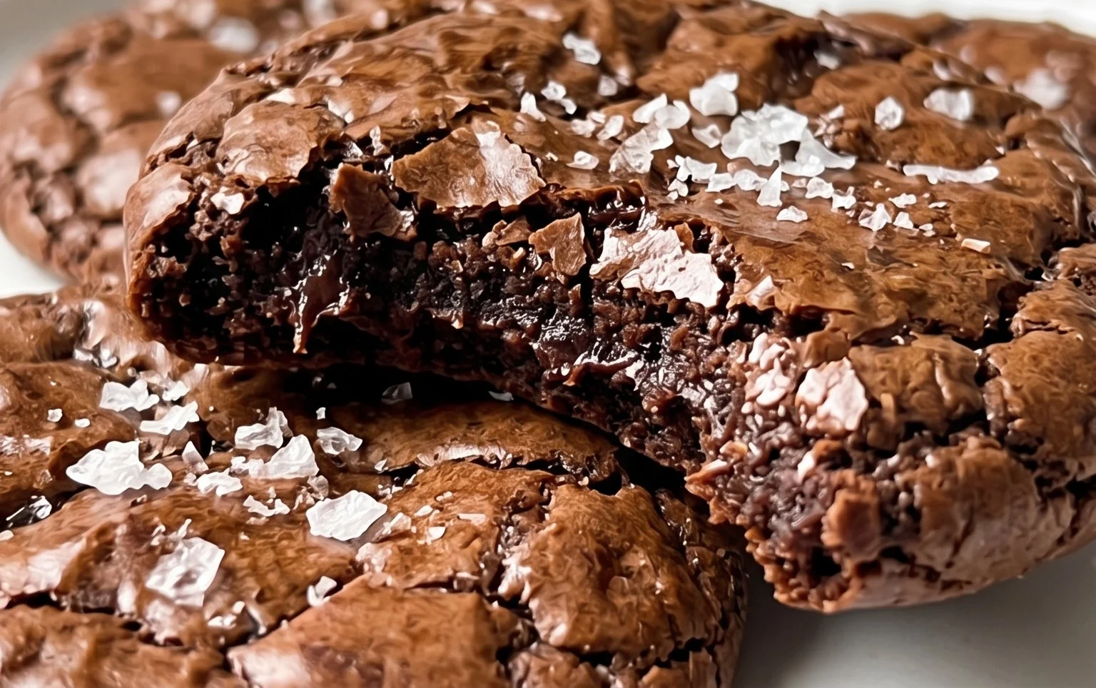 Salted Brownie Cookies