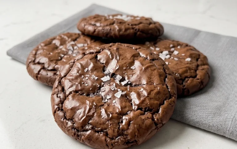 Salted Brownie Cookies