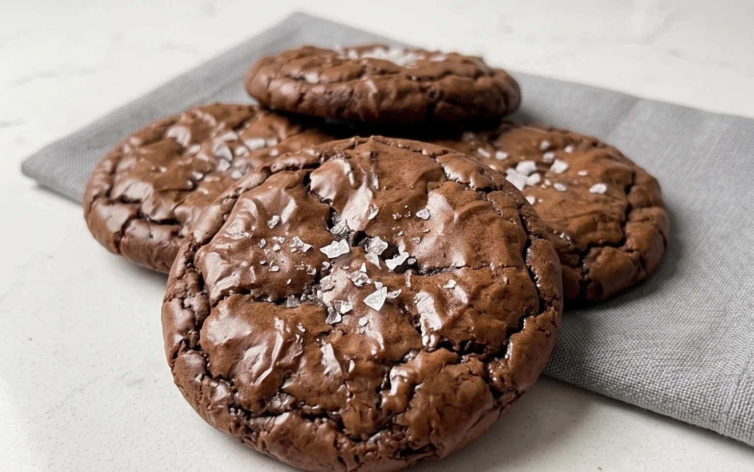 Salted Brownie Cookies