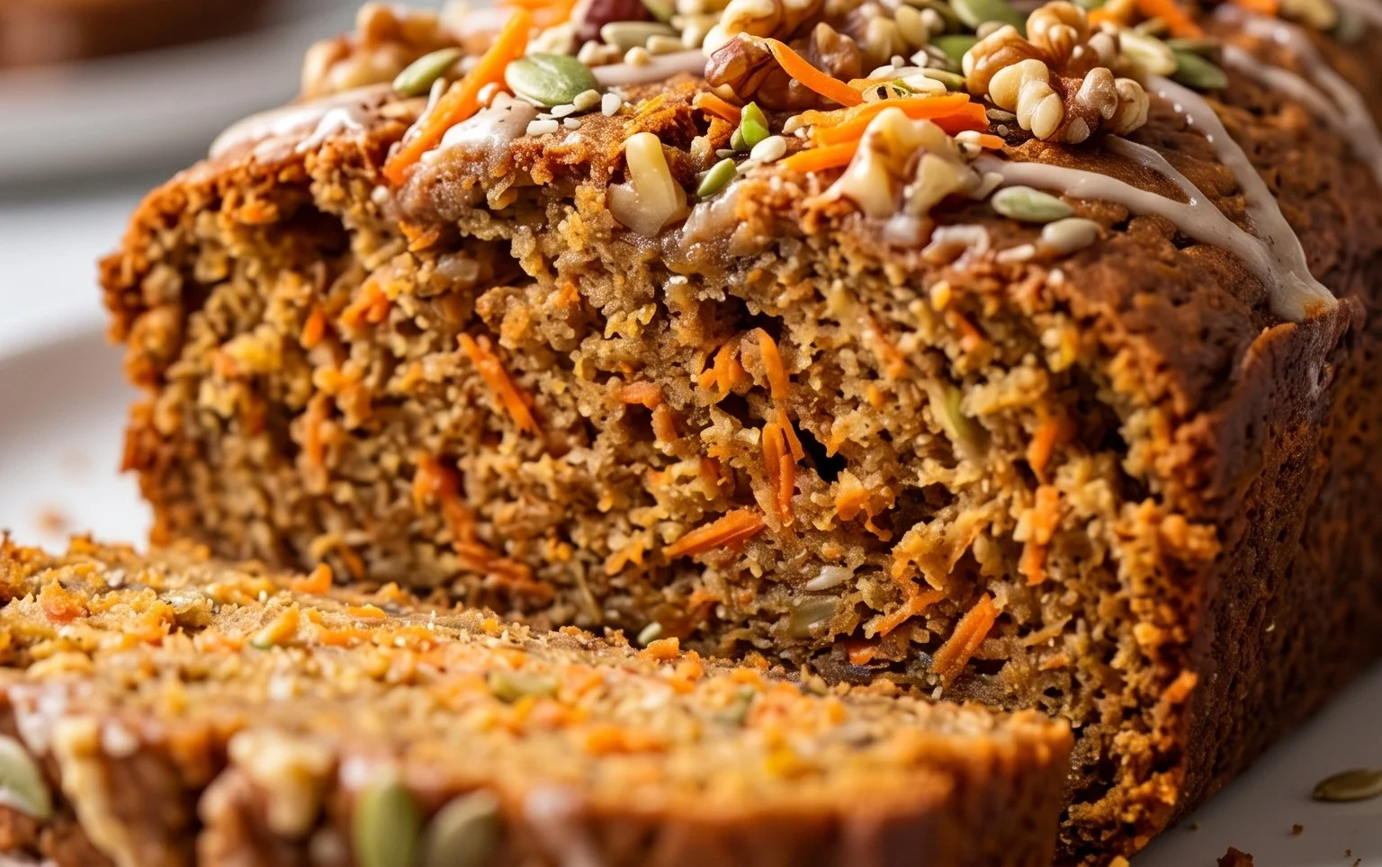 Dairy Free Carrot Cake Banana Bread