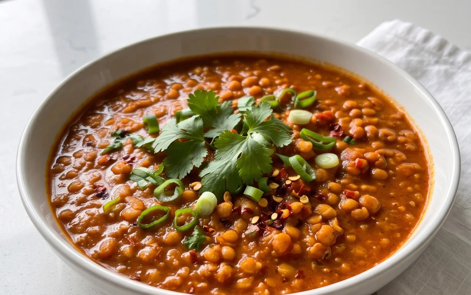 Spicy Red Lentil Curry