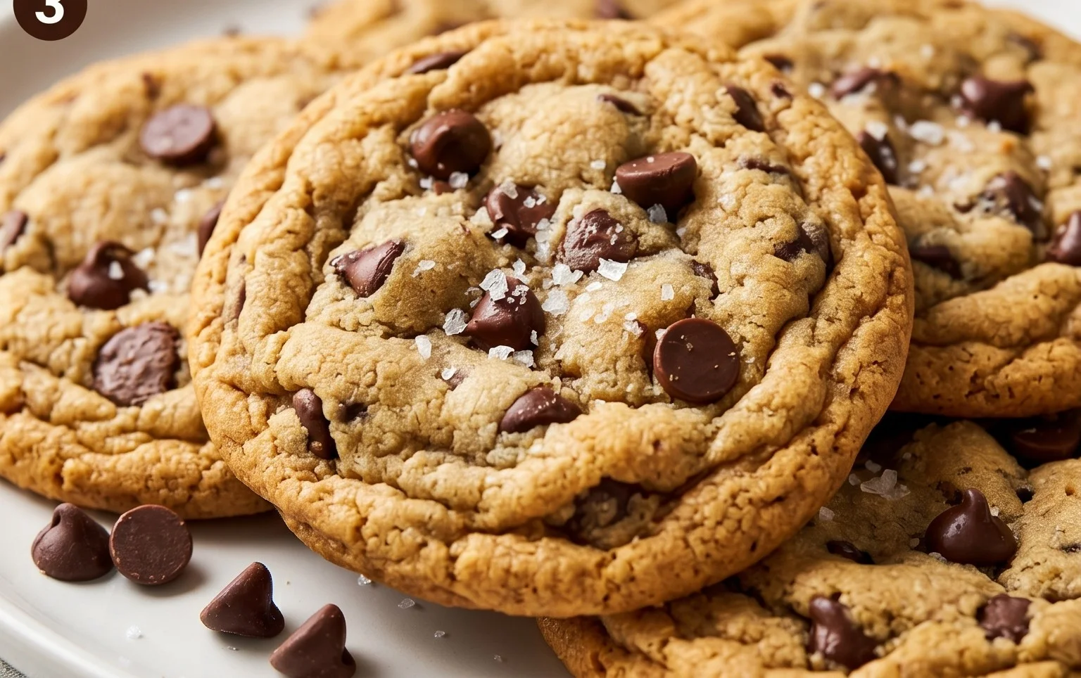 Crispy and Chewy Chocolate Chip Cookies