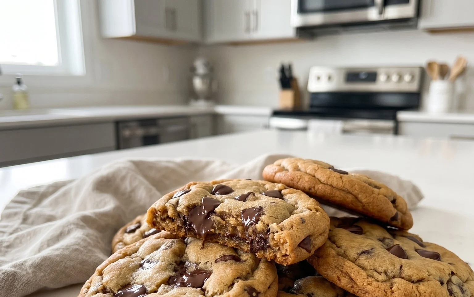 The Best Soft Chocolate Chip Cookies