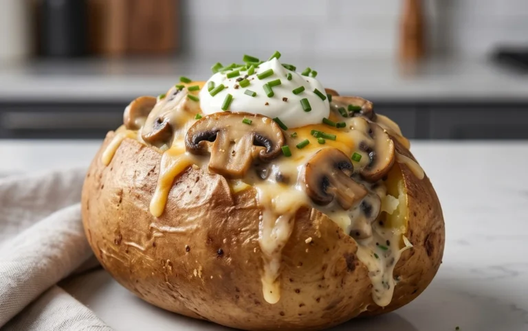 The Ultimate Stuffed Baked Potatoes with Mushrooms