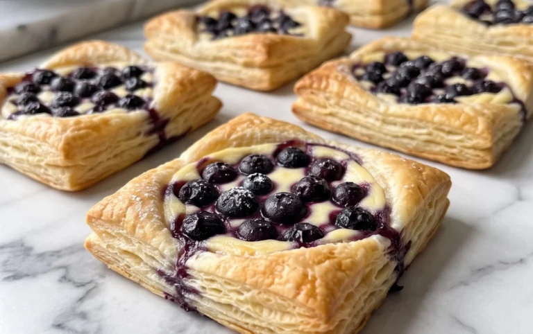 Blueberry Cream Cheese Puff Pastry