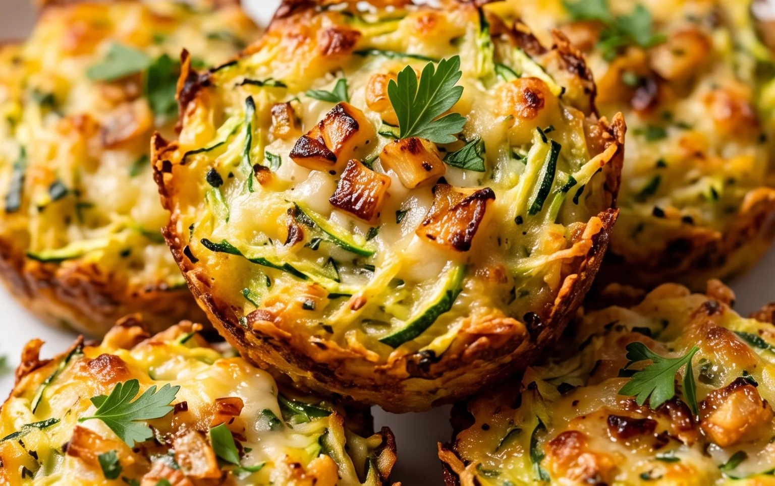 Zucchini Garlic Bites