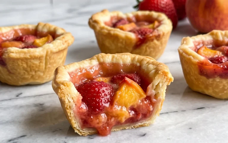 Strawberry Peach Pie Bites