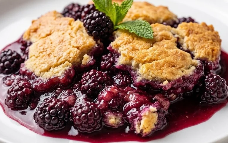 The Pioneer Women's Blackberry Cobbler