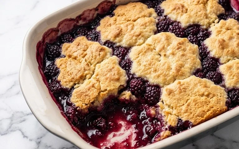 The Pioneer Women's Blackberry Cobbler