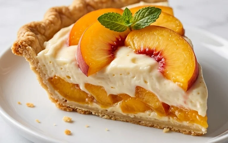 Peaches and Cream Pie